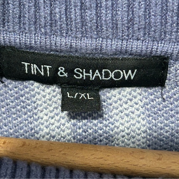 Tint & Shadow Womens Dolman Slv Cowl Neck Sweater Size L/XL Purple - Picture 7 of 9